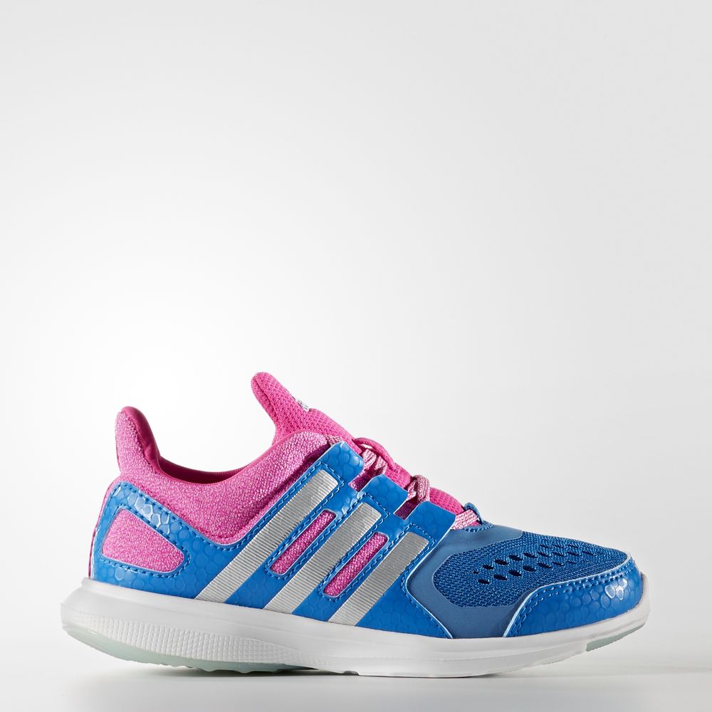 Adidas Hyperfast 2.0 - αθλητικα παπουτσια για αγορια - Μπλε/Ασημι/Ροζ,Μέγεθος: EU 27 – 39 1/3 (443RV